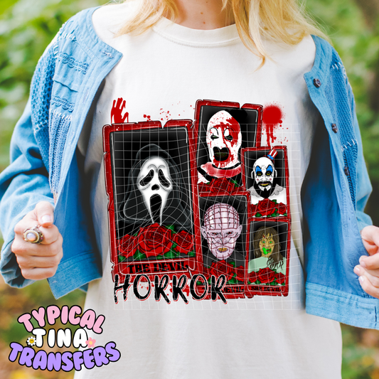 Horror Cards | DTF Screen Print | POD