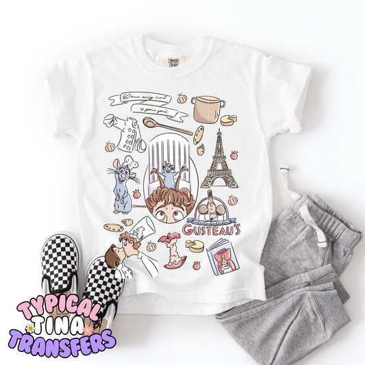 Rata Any can Cook Doodle | DTF Transfer | 11" adult