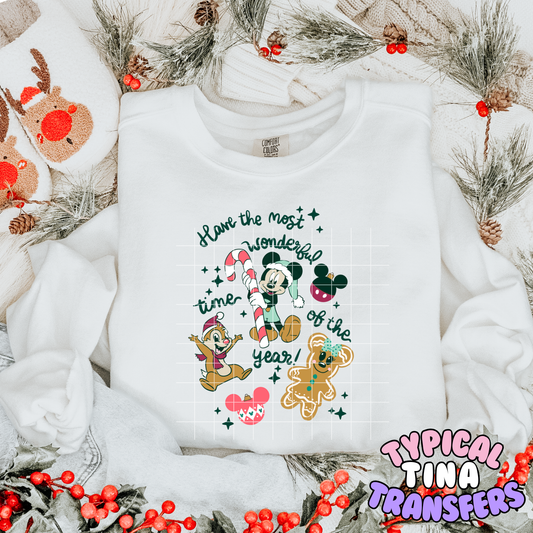 Have the most wonderful time of the year (green) | DTF Transfer | POD