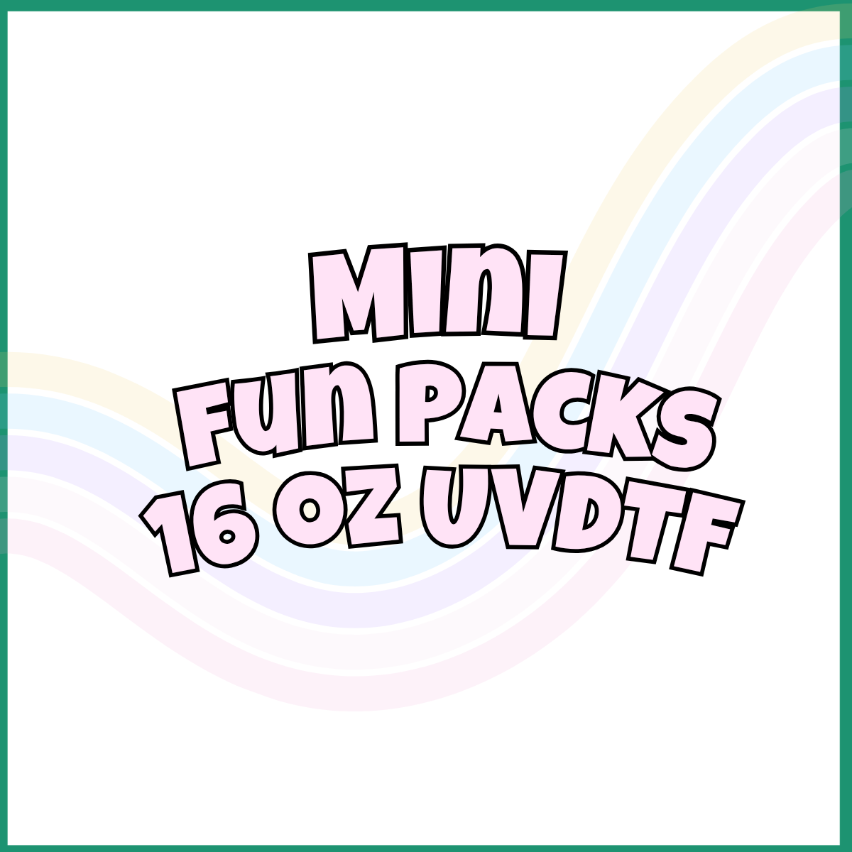 Mini Fun Packs | 16oz wraps | RTS