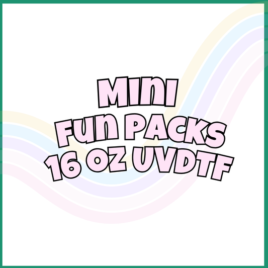 Mini Fun Packs | 16oz wraps | RTS