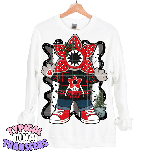 ST Bear with holiday sweater | DTF Transfers | POD