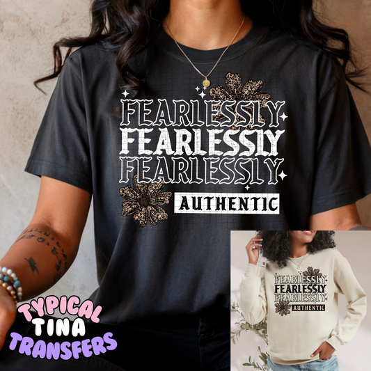 Fearlessly Authentic | DTF Transfers | POD