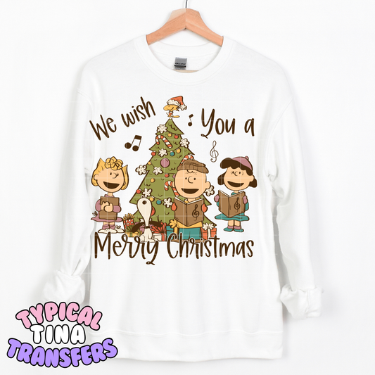 CB Singing - we wish you a merry christmas | DTF Transfer | POD