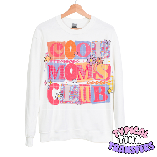 Cool mom's club patches | DTF Transfers | POD