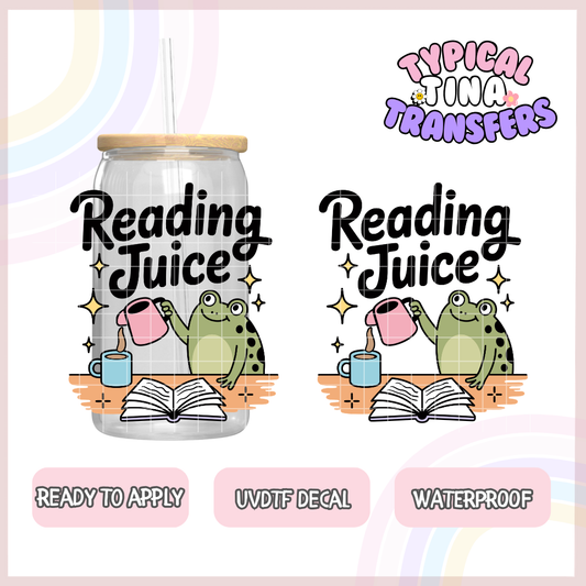 reading juice frog | UV decals | POD