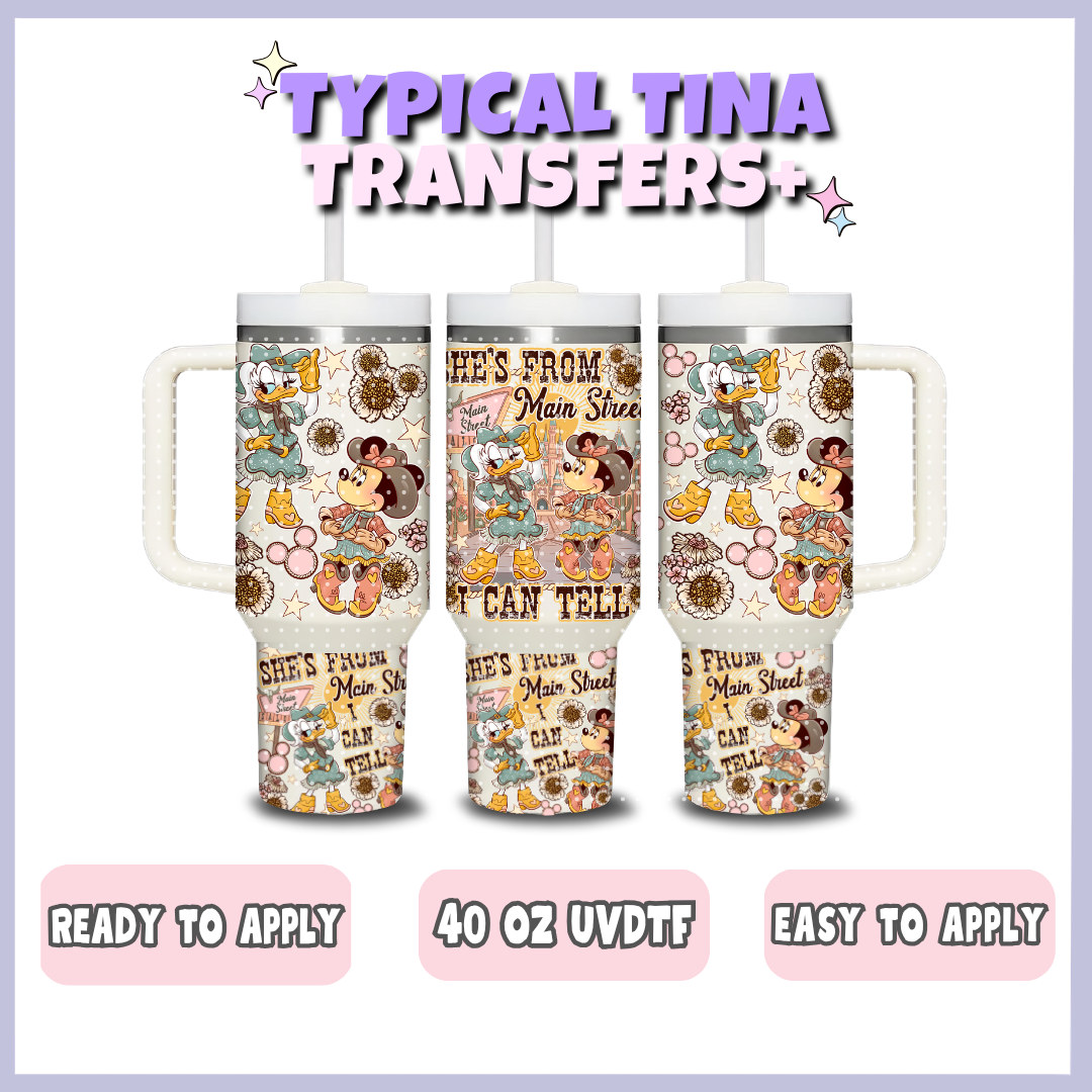 She's from mainstreet M & D | 40oz UVDTF Wrap | POD