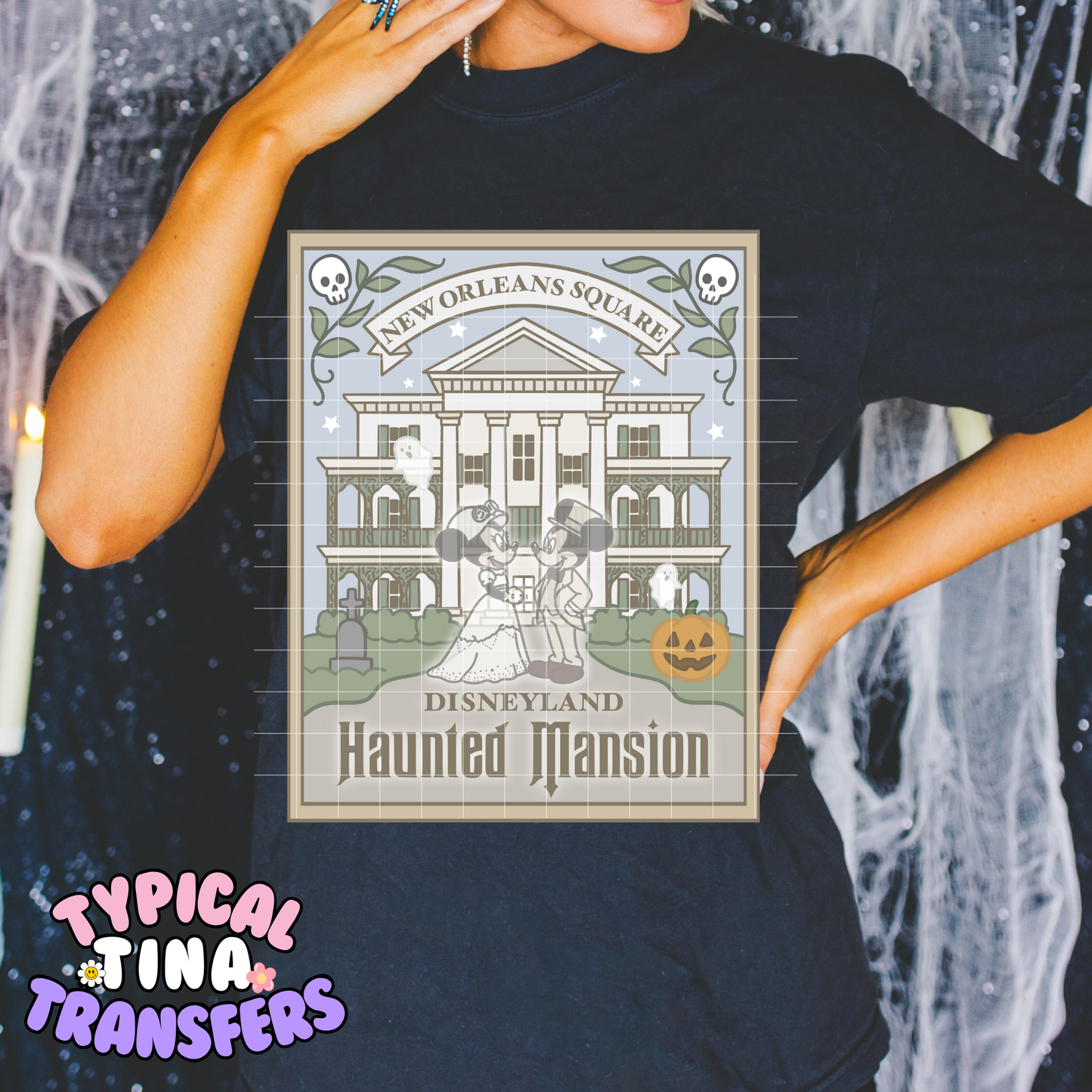 Mansion Ghosts M&M | DTF Transfer | POD