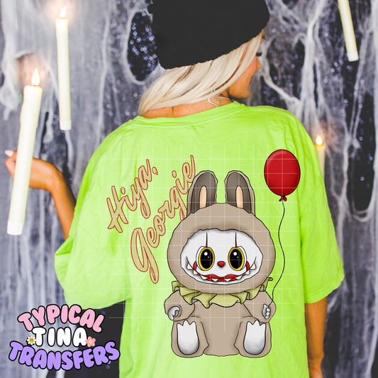 Hiya, Georgie LaFu | DTF Transfer | POD