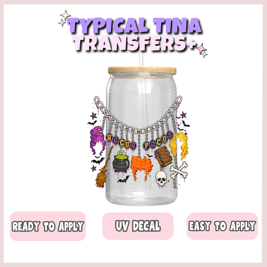 Hocus charm chain | UV decals | POD