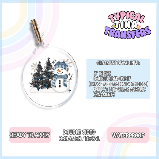 3" Ornament Decal