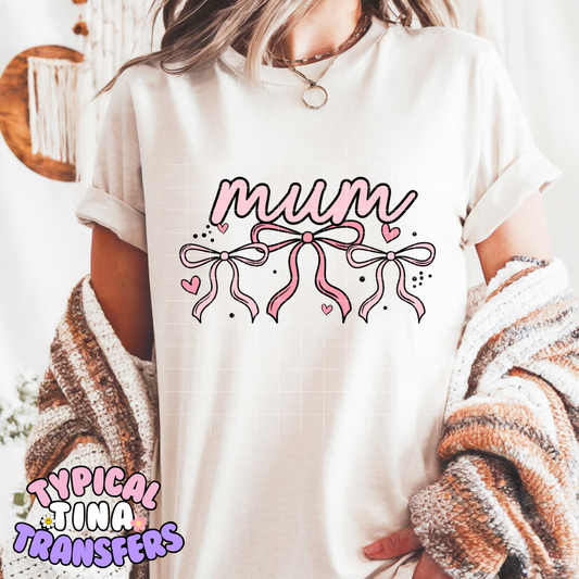 Mum Pink | DTF Screen Print | POD