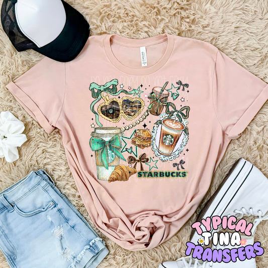 Coquette Starbies | DTF Transfer | POD