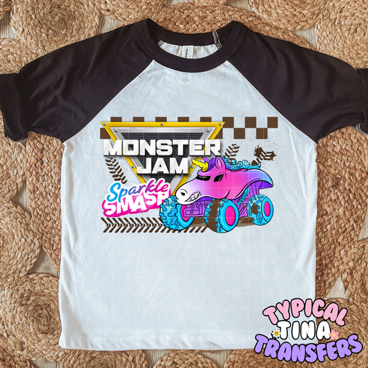 Monster Trucks #9 | DTF Screen Print | POD