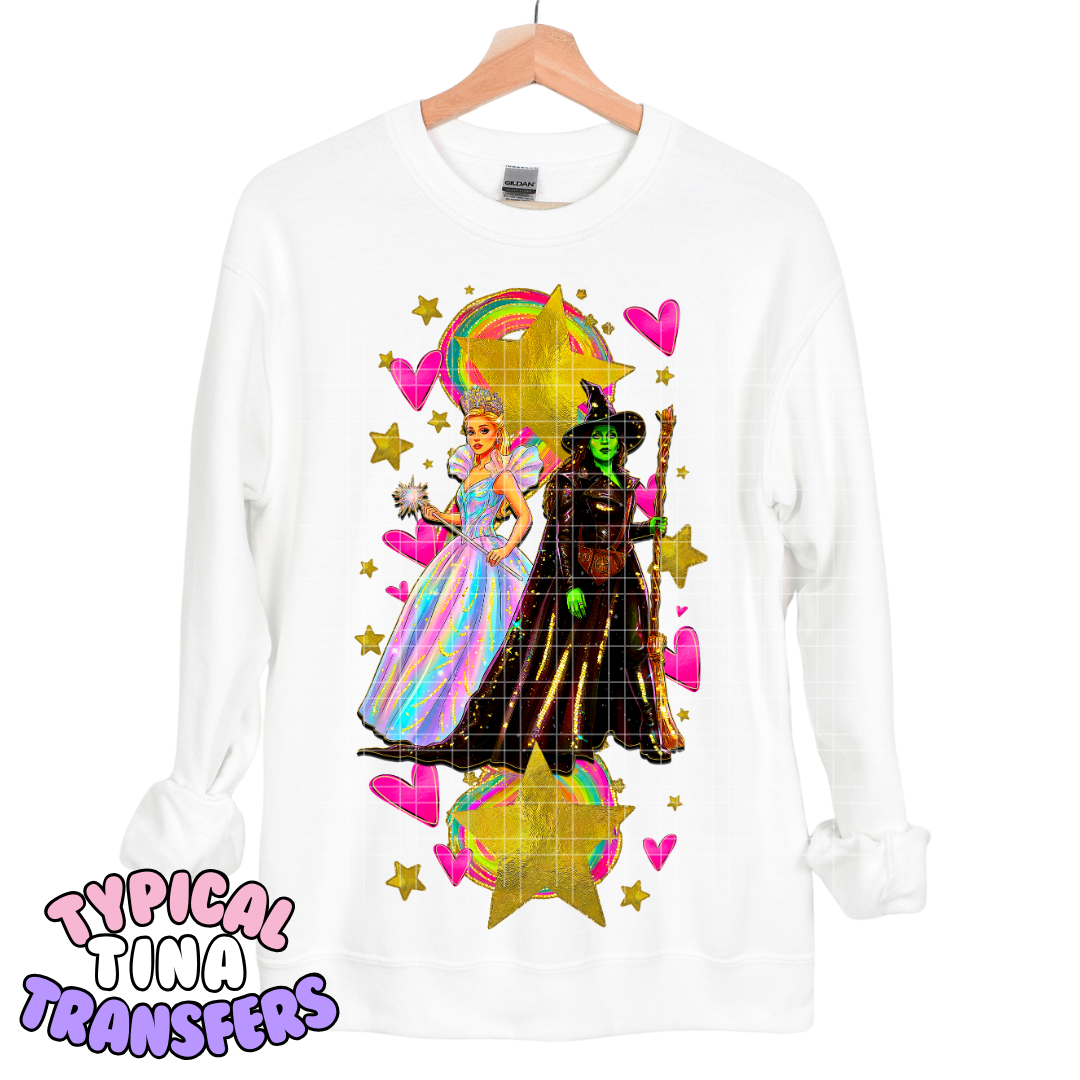 Pink & green = Rainbow | DTF Transfers | POD