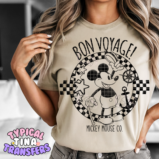 bon voyage | DTF Screen Print | POD - choose design