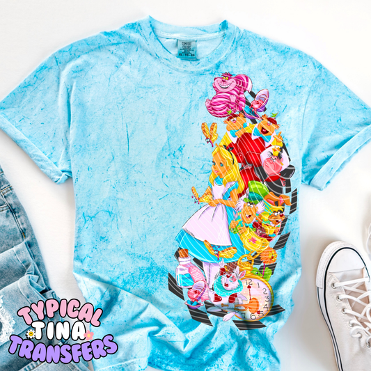 Alice Mural (AGCM) | DTF Transfer | 15" Adult