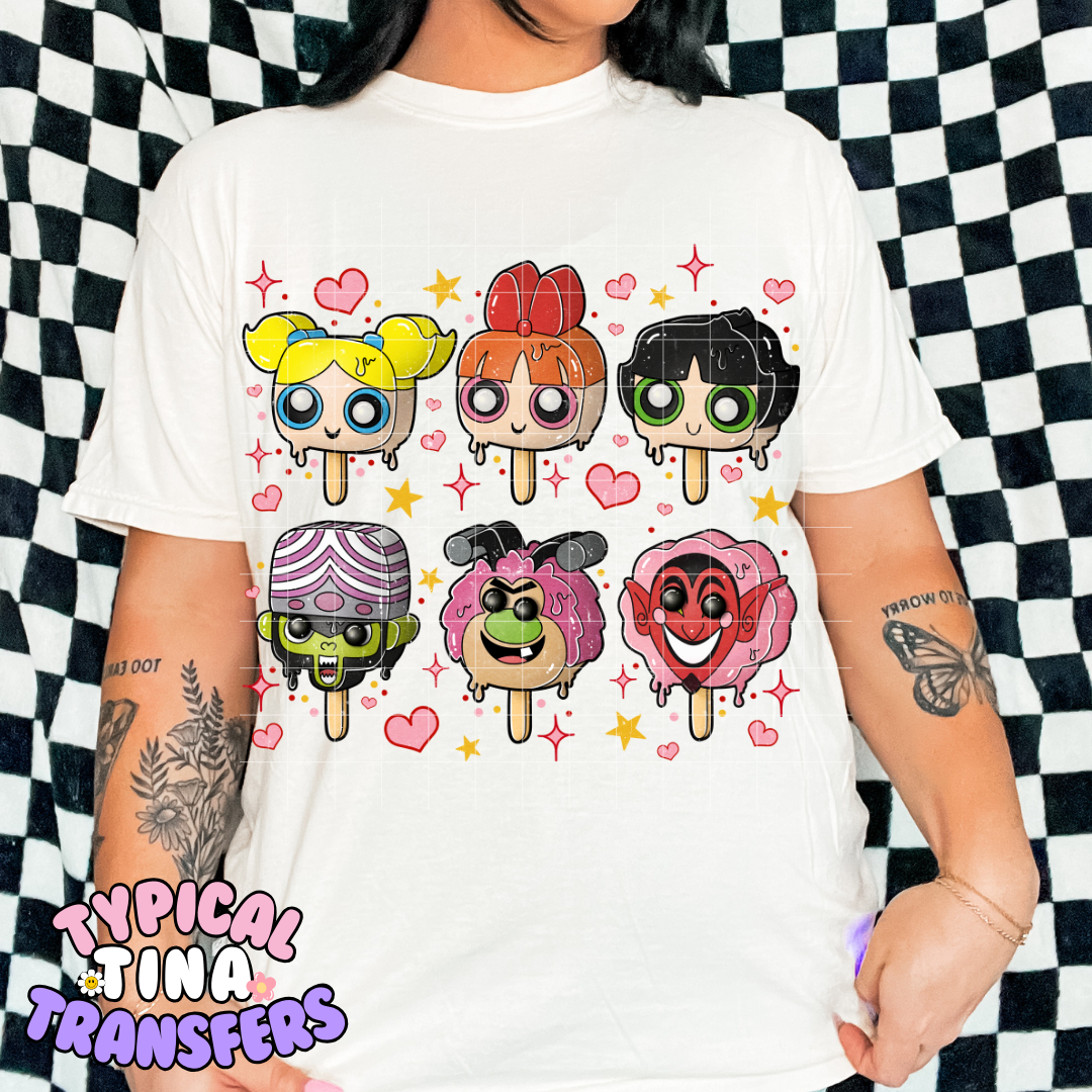 Popsicles | DTF Transfer | POD - choose Design