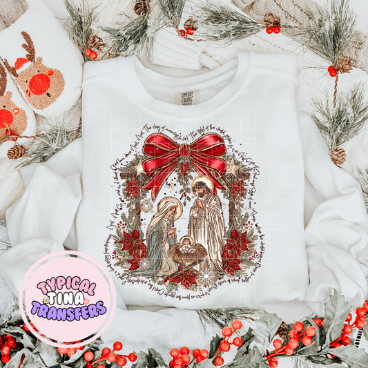 Nativity Scene | DTF Screen Print