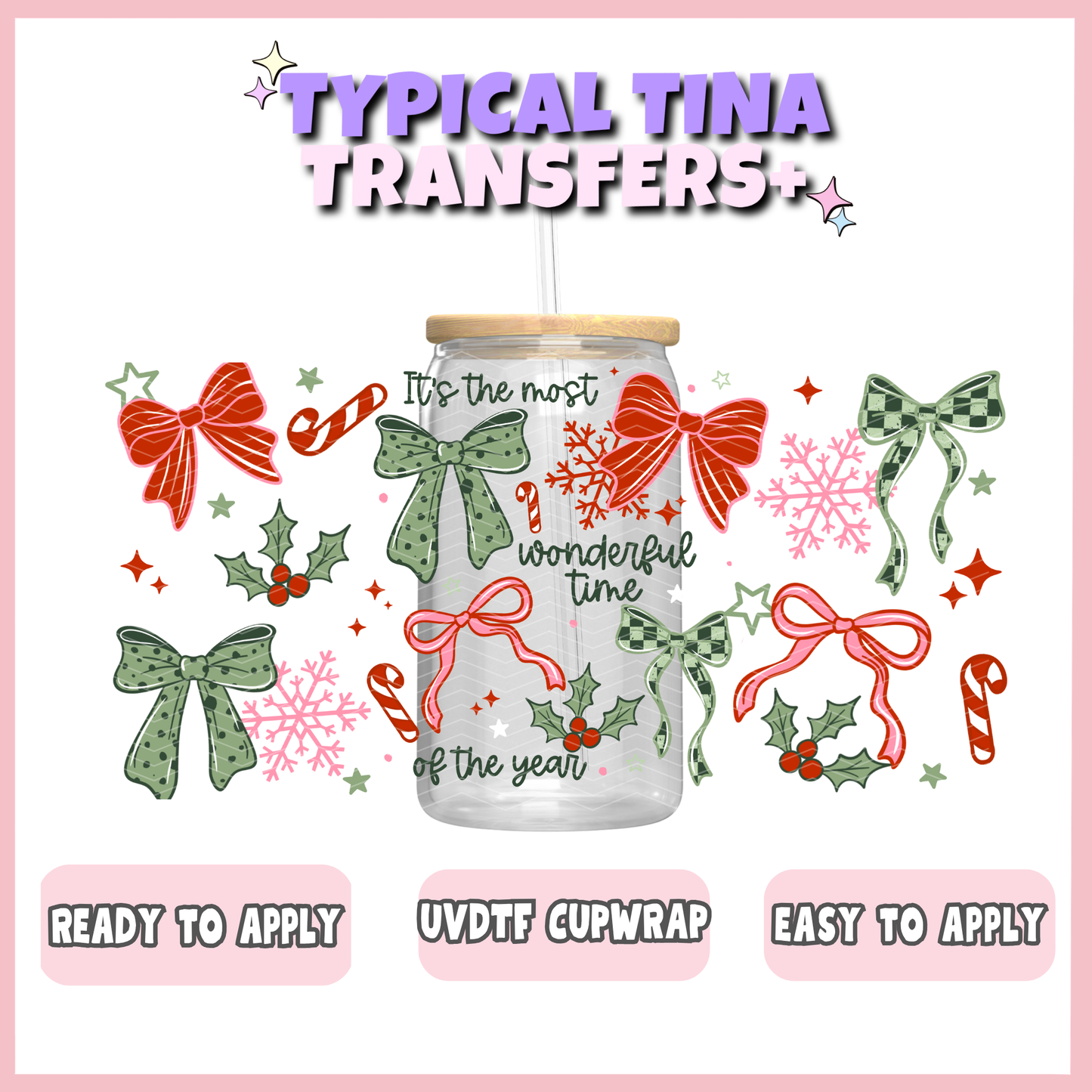 UVDTF #13015 | 16oz UVDTF Wrap | POD