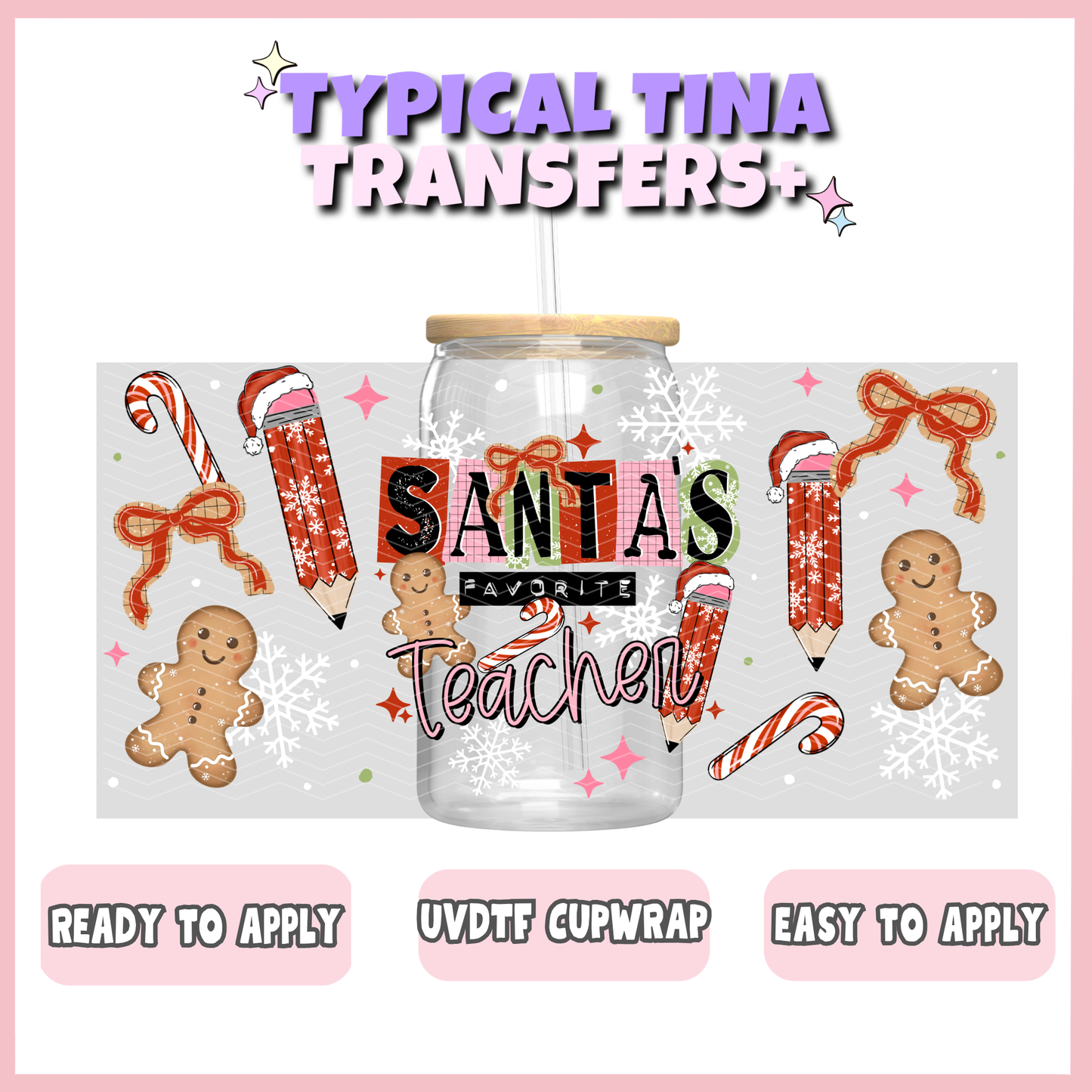 UVDTF #13021 | 16oz UVDTF Wrap | POD