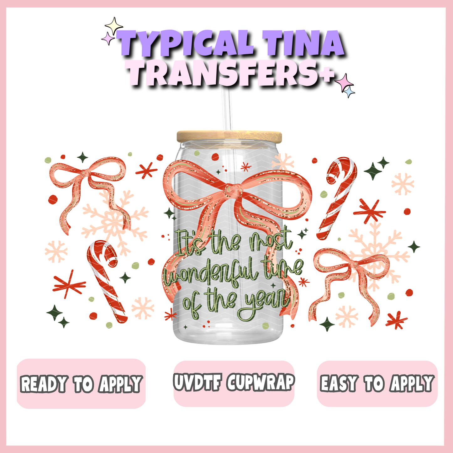 UVDTF #13024 | 16oz UVDTF Wrap | POD