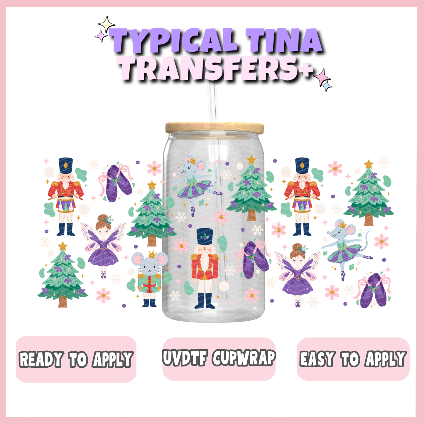 UVDTF #13034 | 16oz UVDTF Wrap | POD