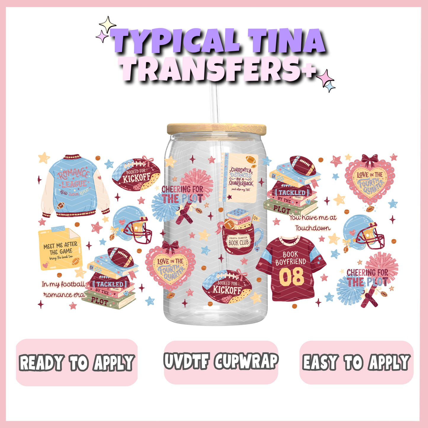 UVDTF #13074 | 16oz UVDTF Wrap | POD