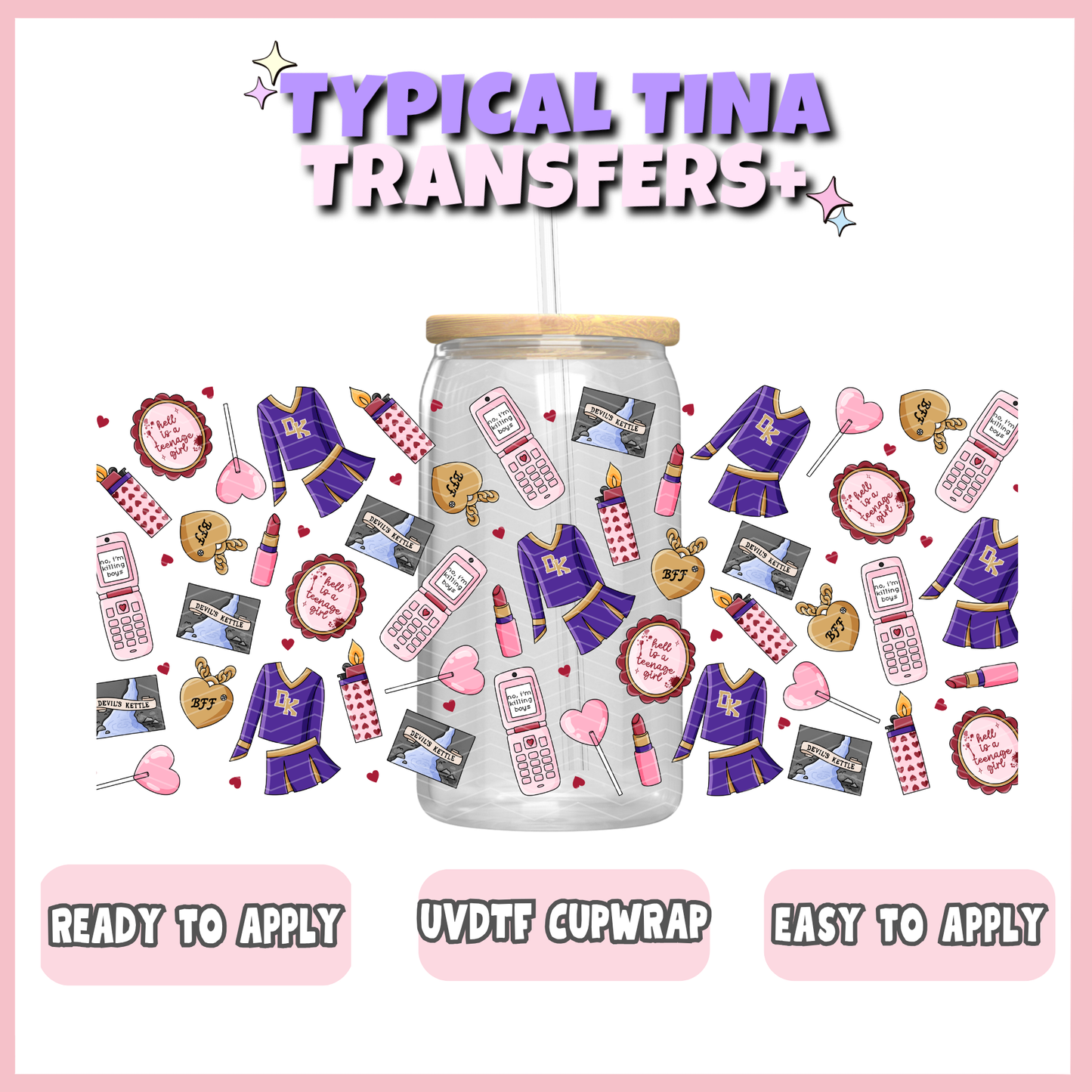 UVDTF #13082 | 16oz UVDTF Wrap | POD