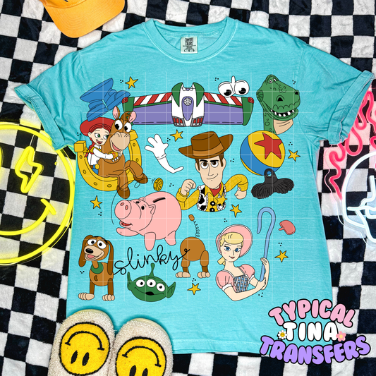 Toy Gang Mural | DTF Transfer | POD