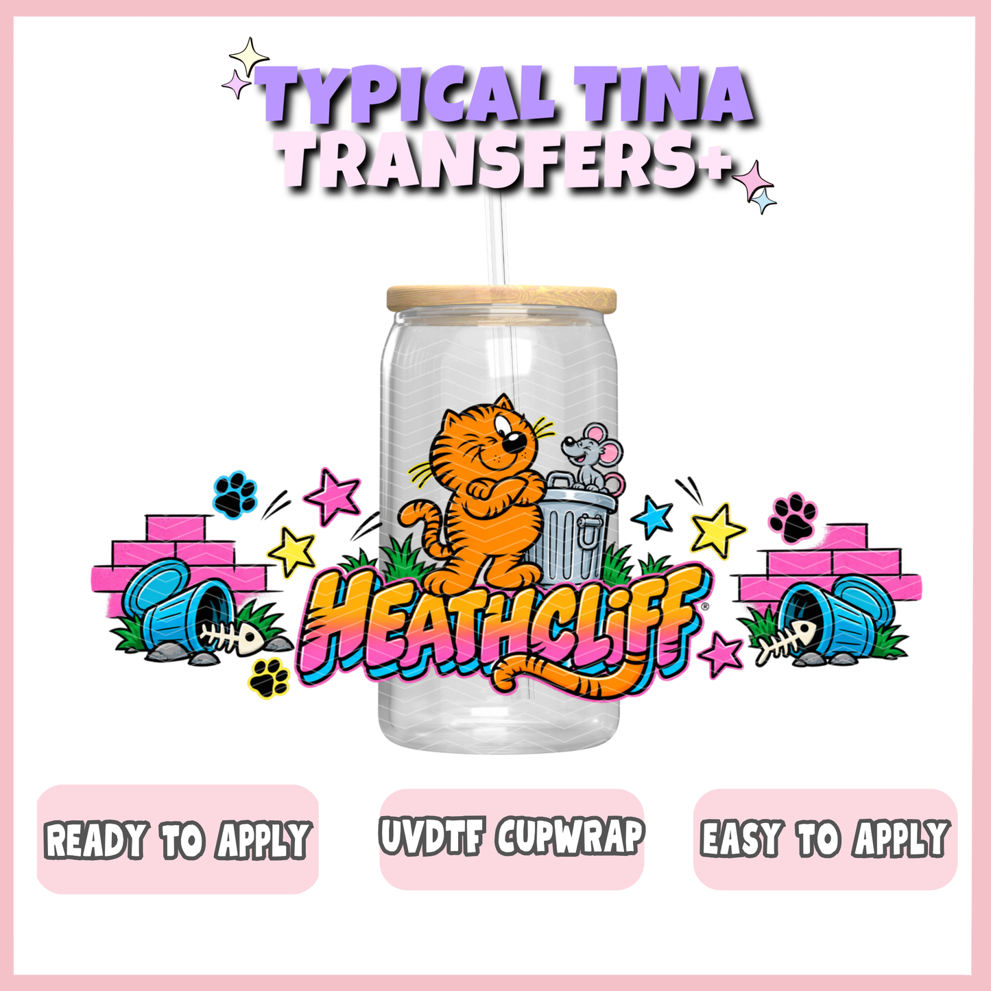 UVDTF #13111 | 16oz UVDTF Wrap | POD