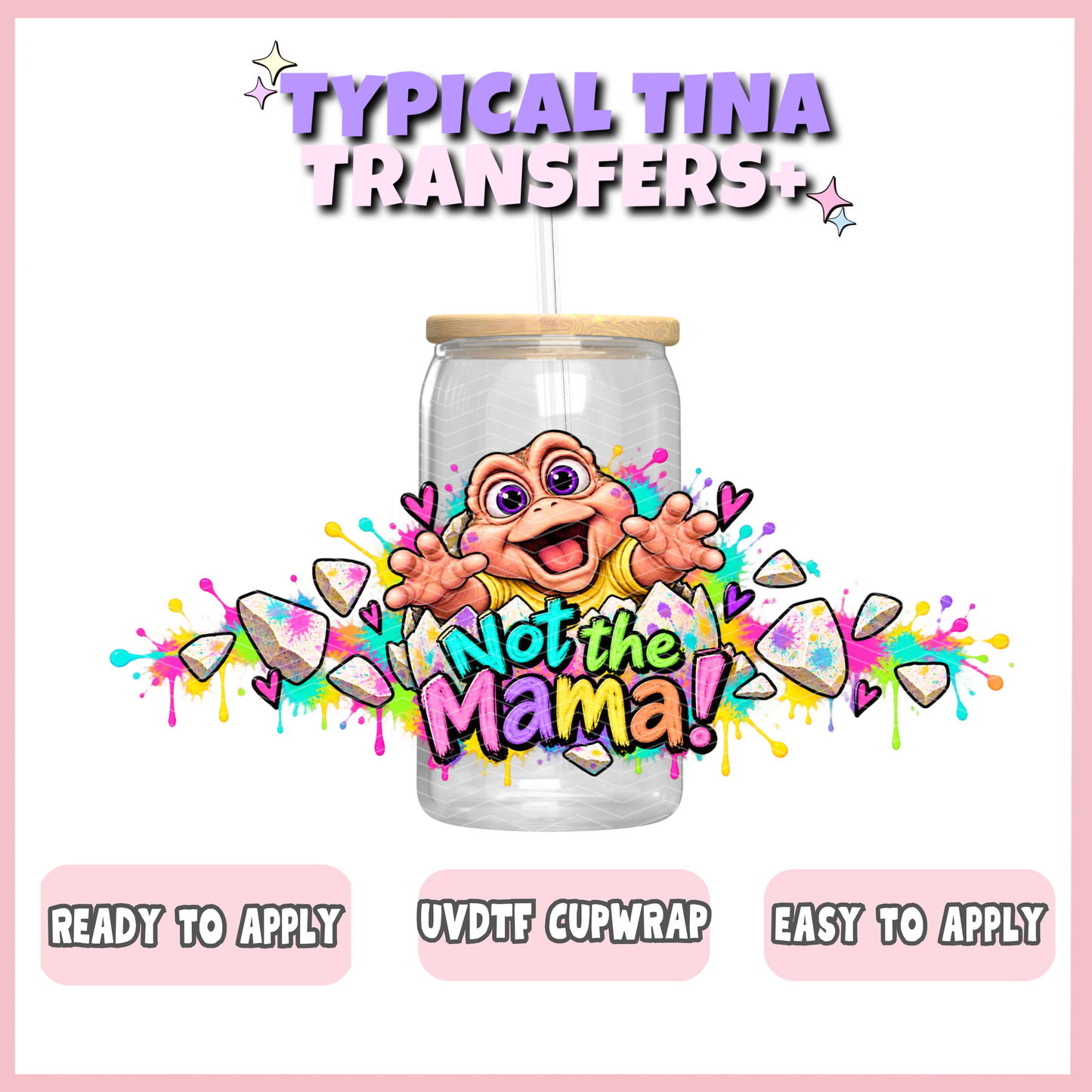 UVDTF #13113 | 16oz UVDTF Wrap | POD