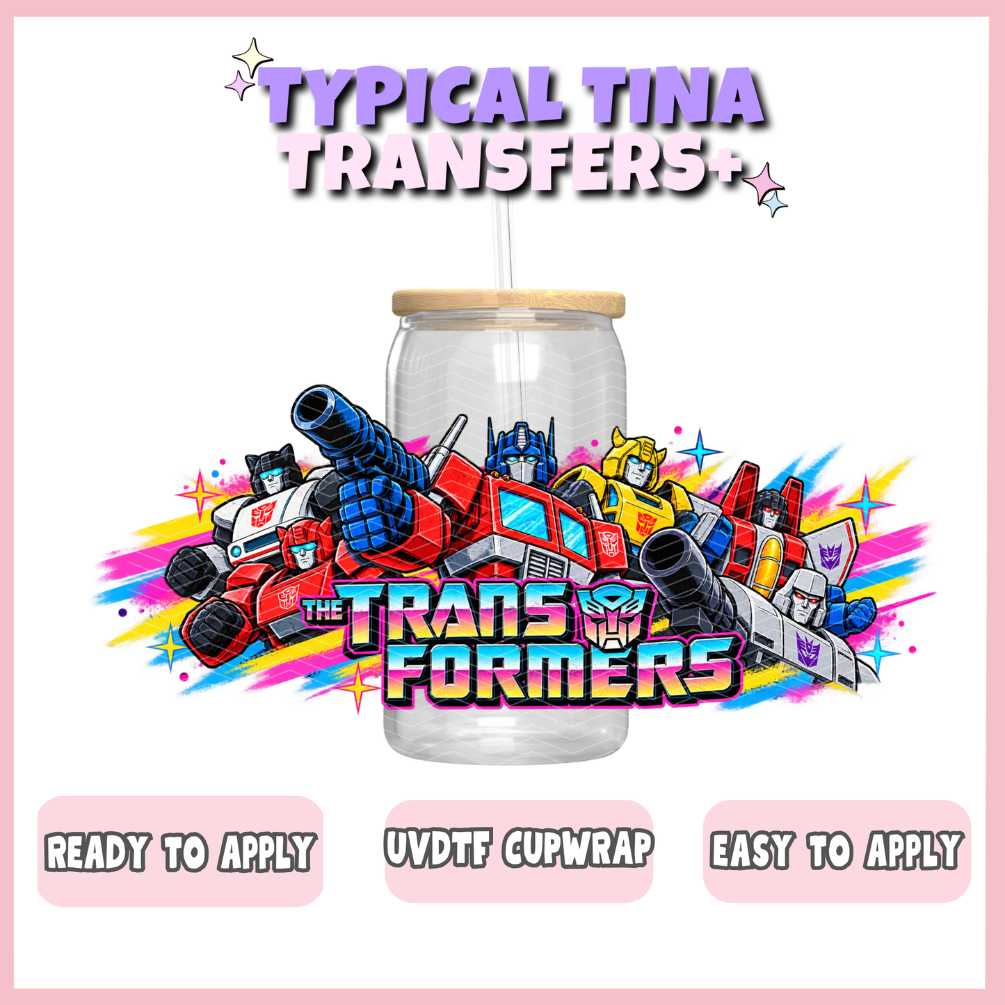 UVDTF #13120 | 16oz UVDTF Wrap | POD