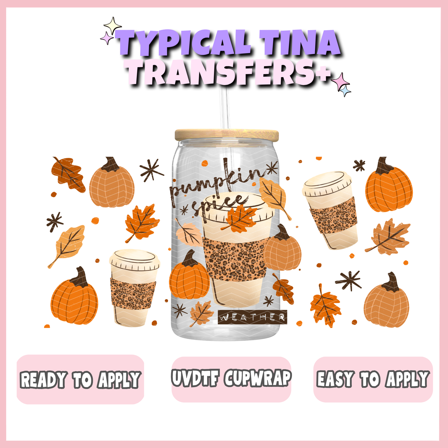 UVDTF #13131 | 16oz UVDTF Wrap | POD