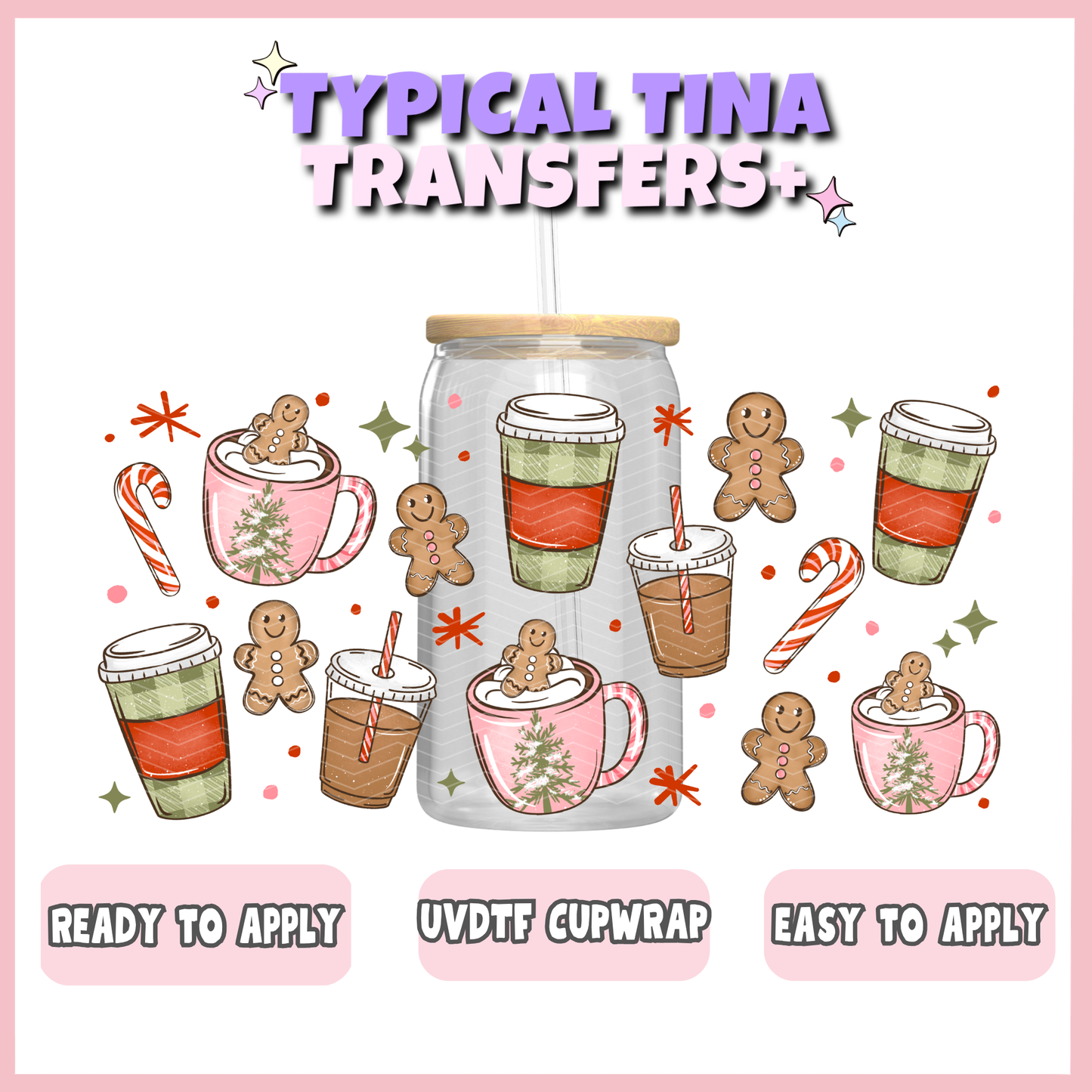 UVDTF #13136  | 16oz UVDTF Wrap | POD