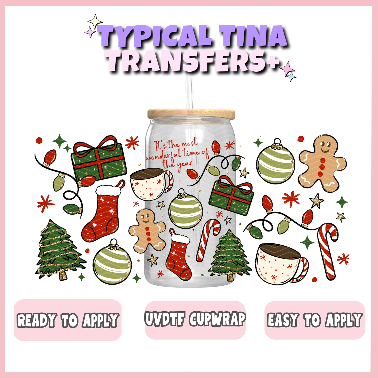 UVDTF #13137  | 16oz UVDTF Wrap | POD