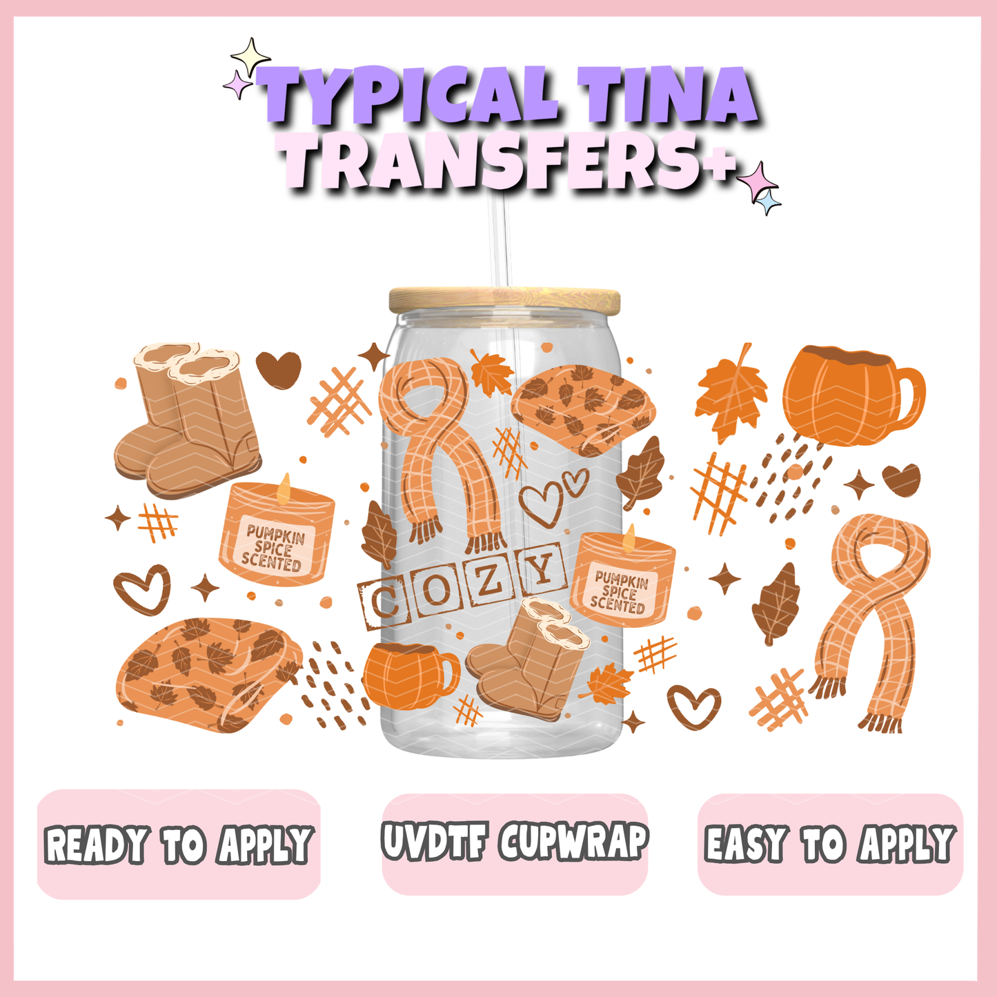 UVDTF #13158 | 16oz UVDTF Wrap | POD