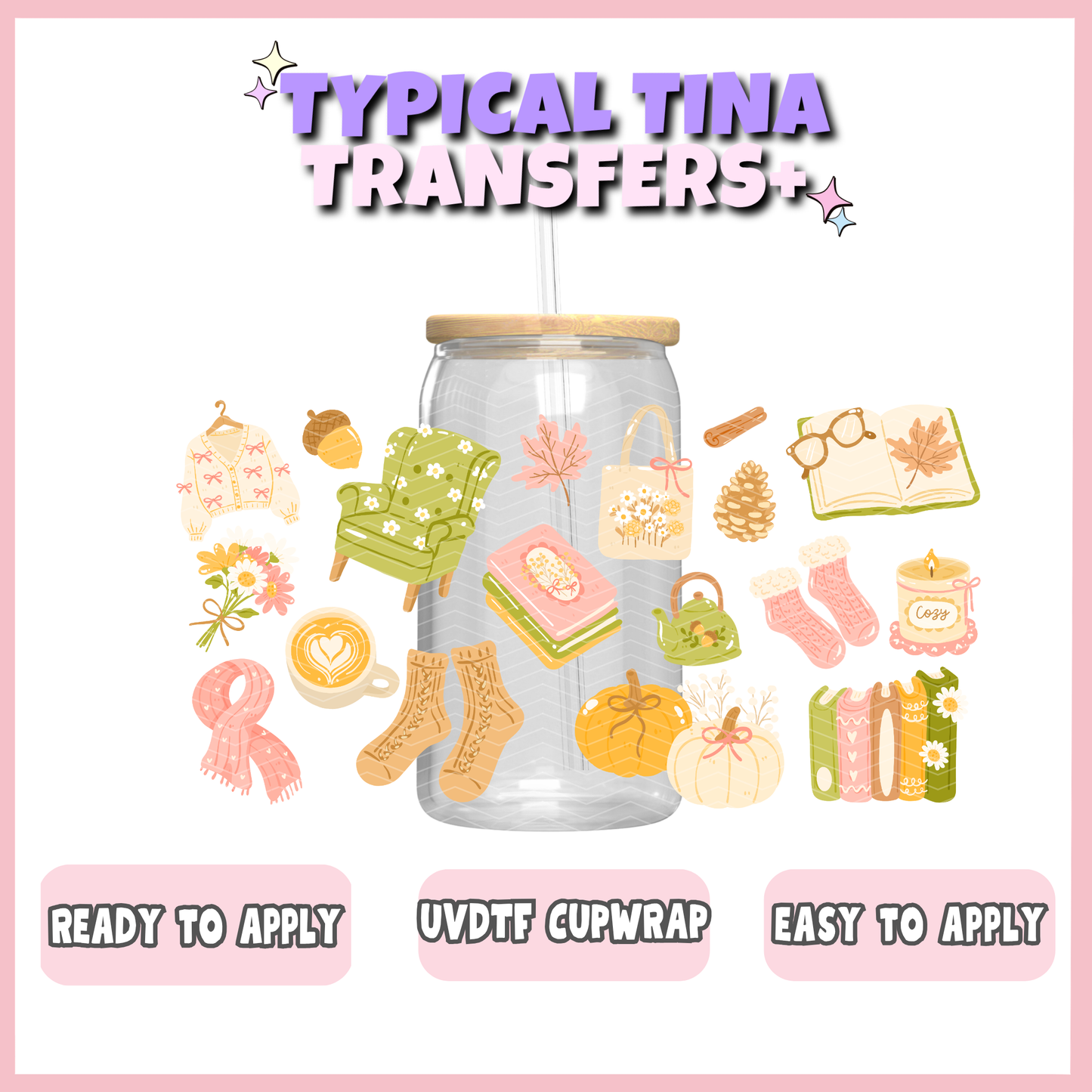 UVDTF #13179 | 16oz UVDTF Wrap | POD