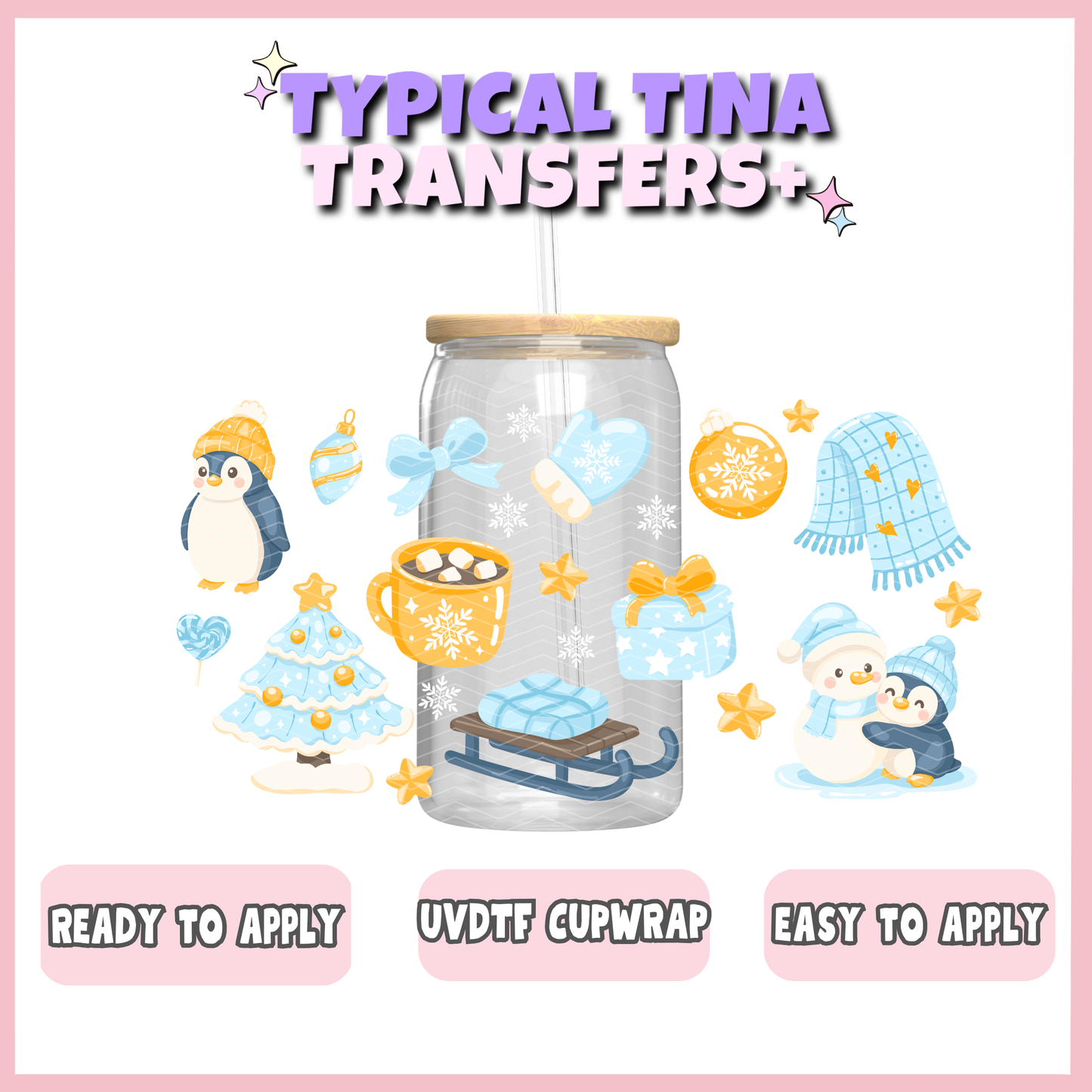 UVDTF #13186 | 16oz UVDTF Wrap | POD