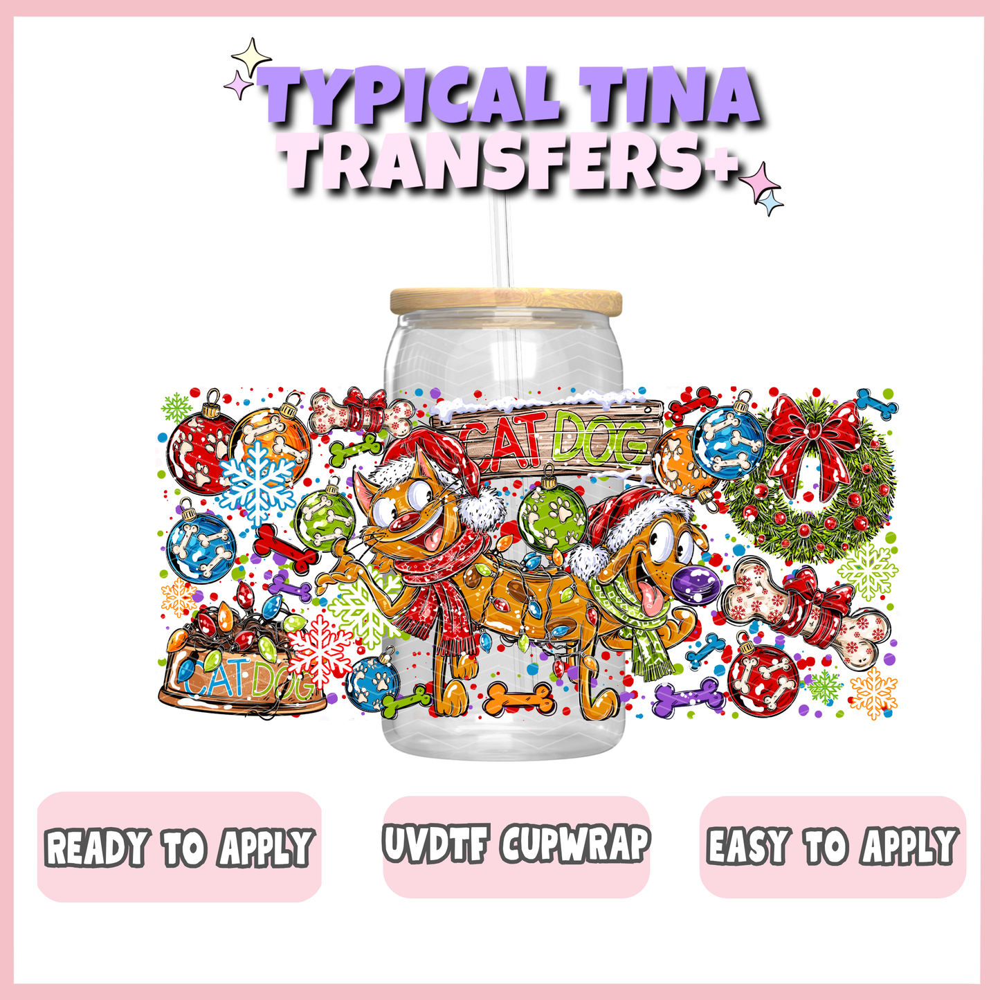 UVDTF #13188 | 16oz UVDTF Wrap | POD