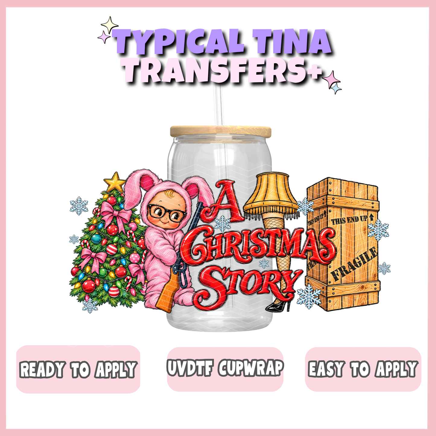 UVDTF #13194 | 16oz UVDTF Wrap | POD