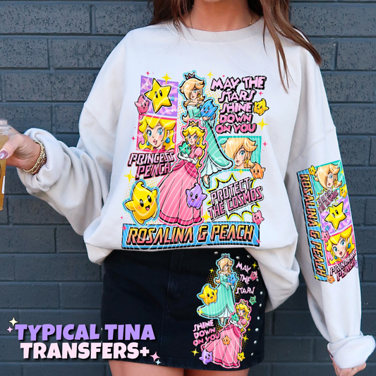 May the stars shine down on you peach | DTF Transfers | POD