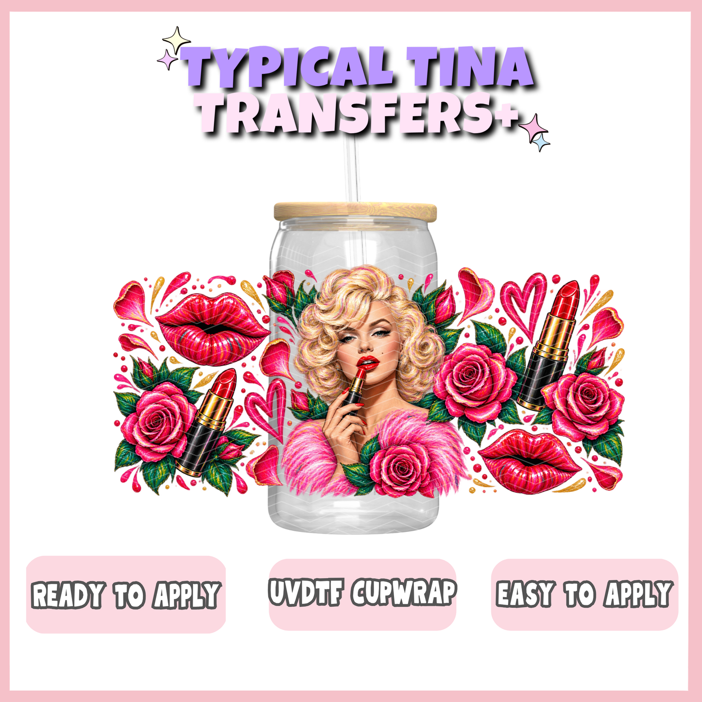 UVDTF #13235 | 16oz UVDTF Wrap | POD