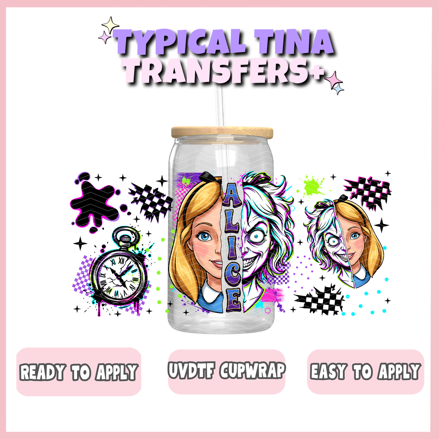 UVDTF #13241 | 16oz UVDTF Wrap | POD