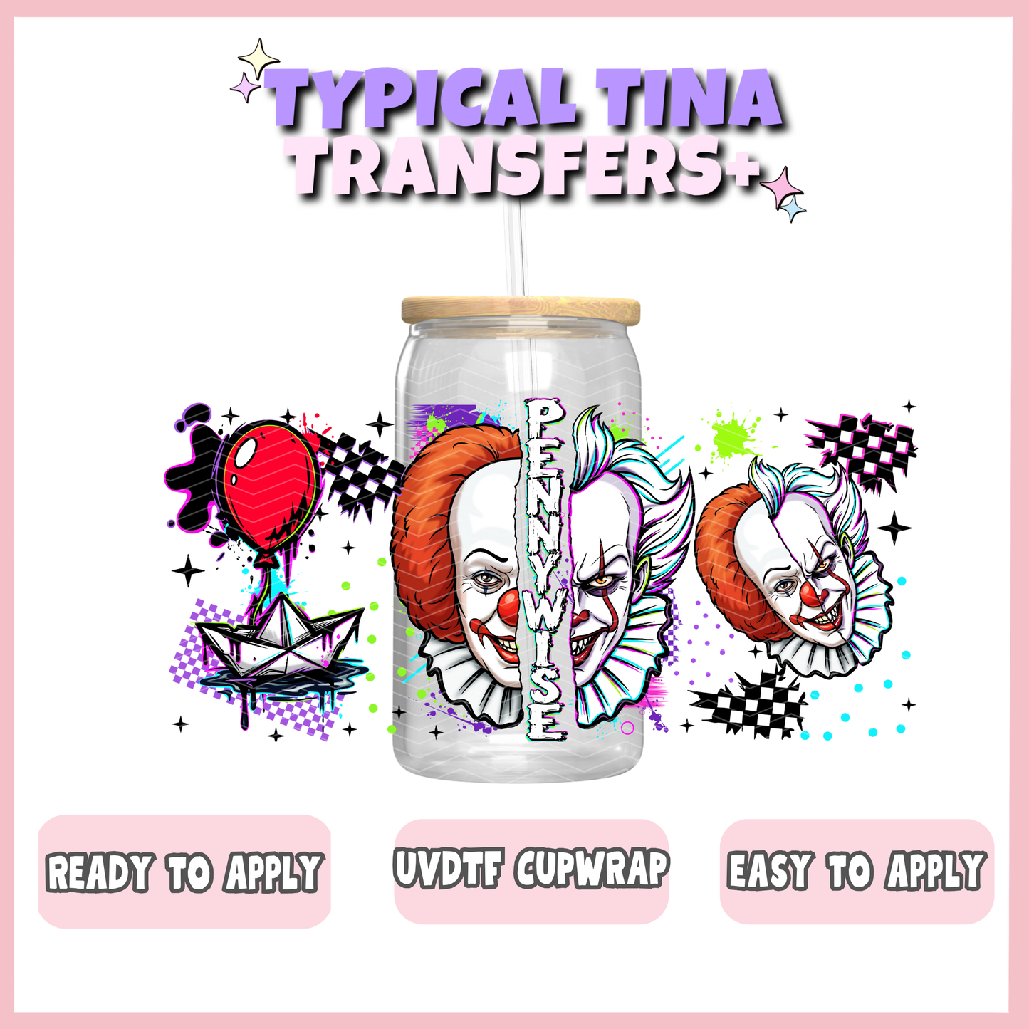 UVDTF #13245 | 16oz UVDTF Wrap | POD