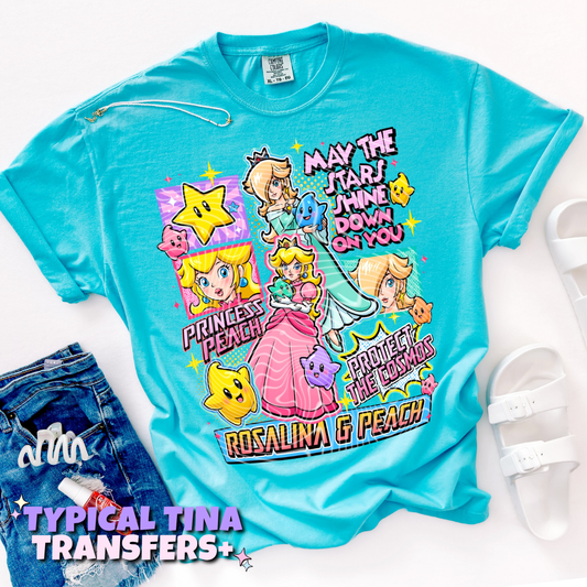 May the stars shine down on you peach | DTF Transfers | POD