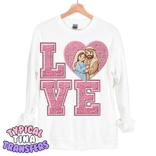 Joesph and mary Faux Patch | DTF Transfers | POD