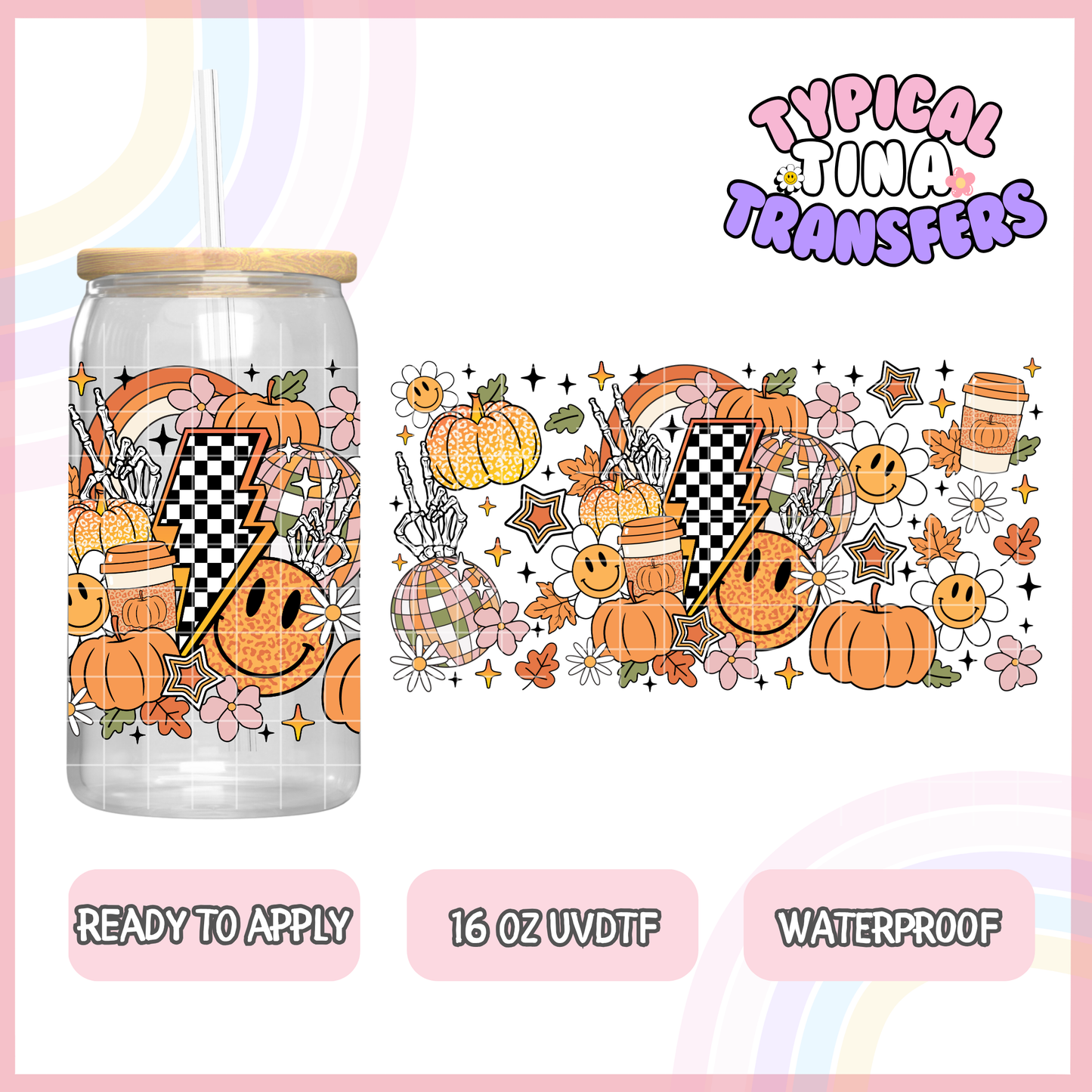UVDTF #1379 | 16oz UVDTF Wrap | POD