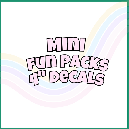 Mini Fun Packs | 4" Decals | RTS