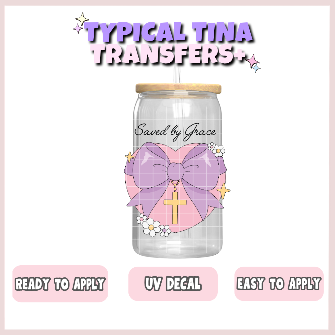 Saved by Grace | UV decals | POD